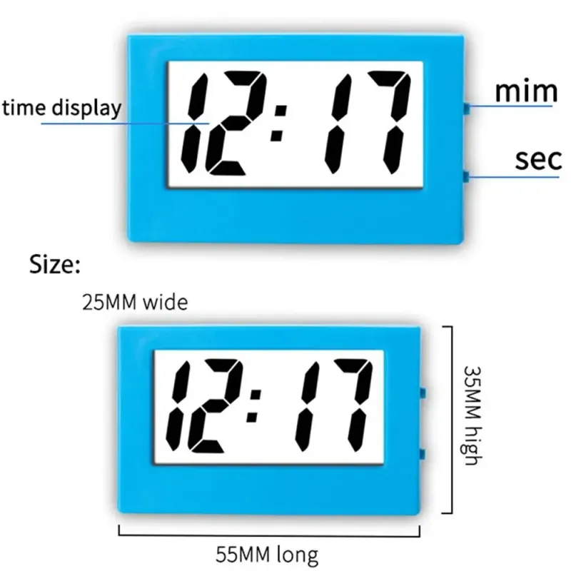 Mini Triangle Digital Clock 6