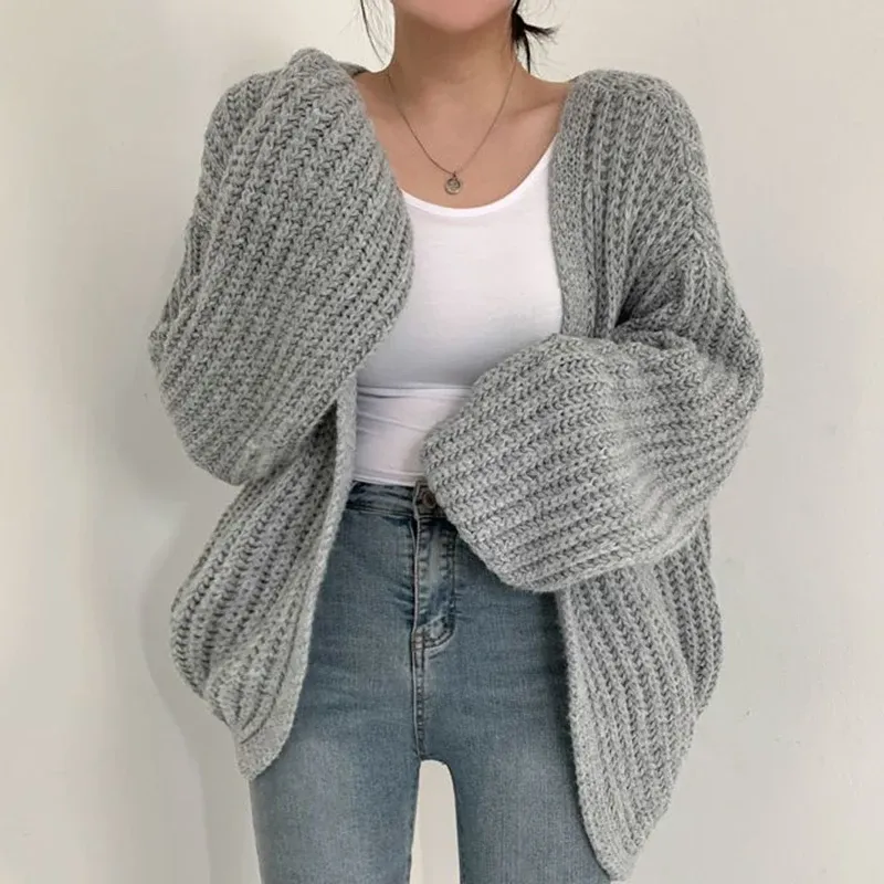 Harajuku Lantern Sleeve Cardigan 3