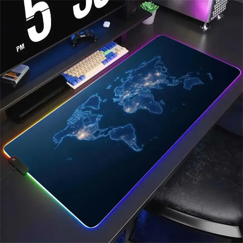 RGB LED Gaming Mouse Pad Desk Mat 5