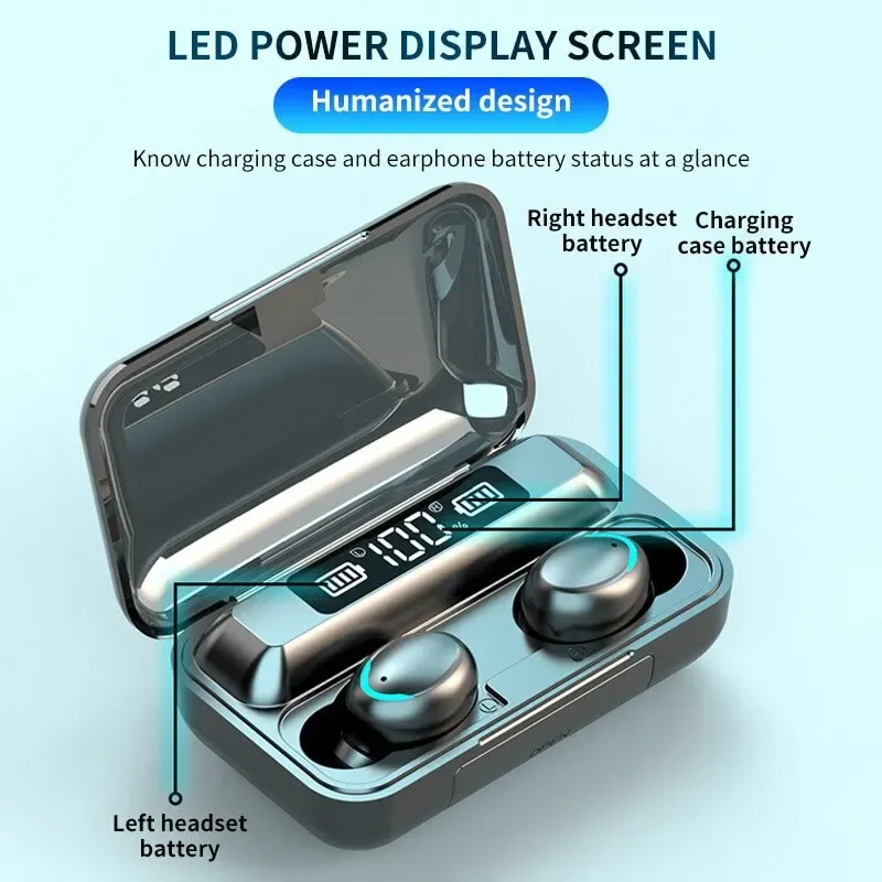 TWS Bluetooth 5.0 Earphones with LED Display 5