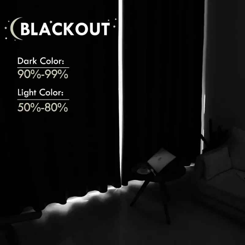 Blackout Curtain Panel - Thermal Insulated 3