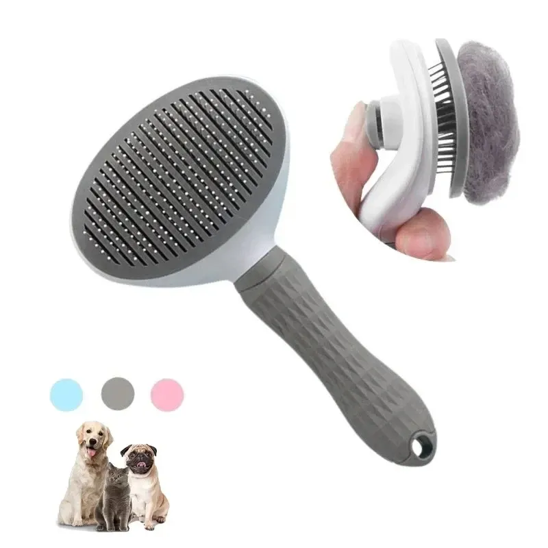 Stainless Steel Pet Grooming Brush 1