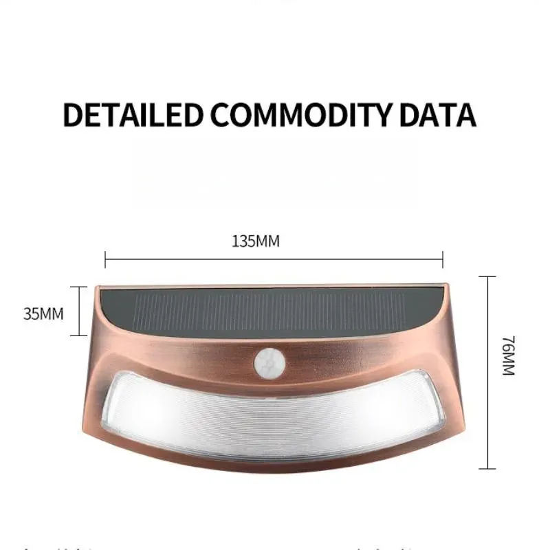 Solar Motion Sensor Wall Light 6
