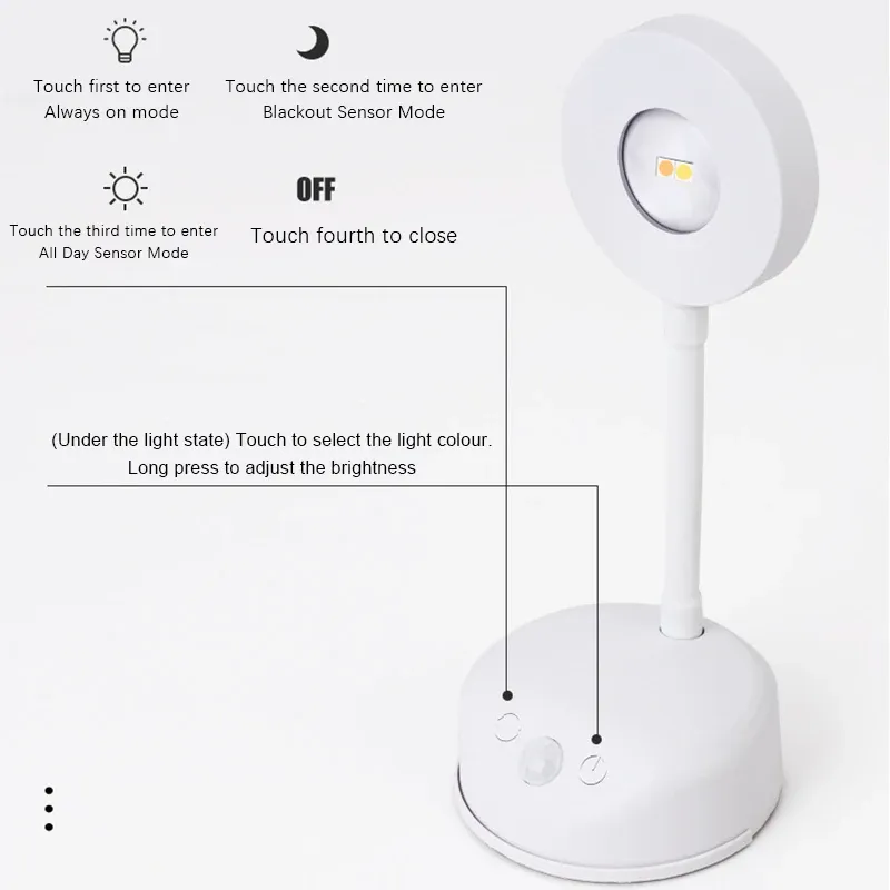 Dimmable LED Wall Lamp with USB Charger 6