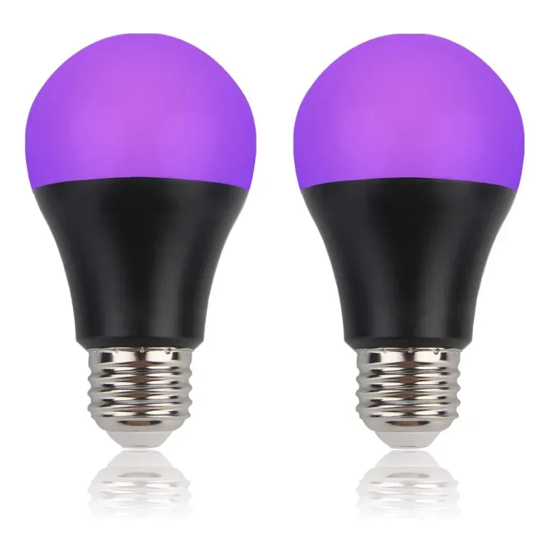 9W UV LED Blacklight Bulb E27 1