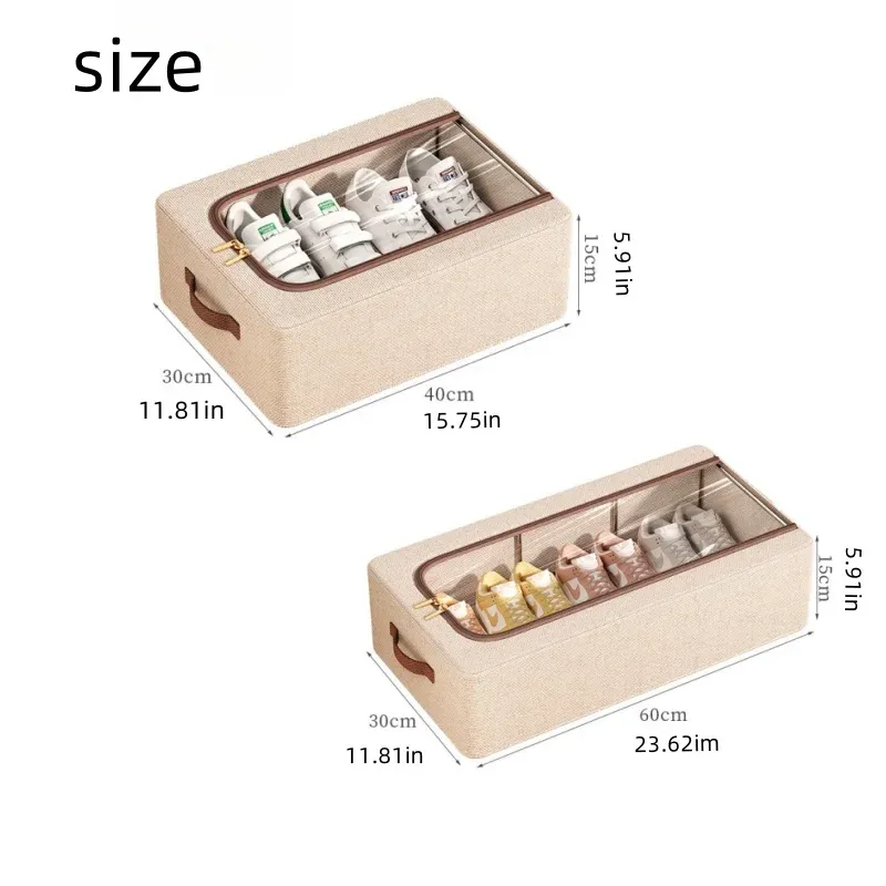 Foldable Under Bed Shoe Organizer 2