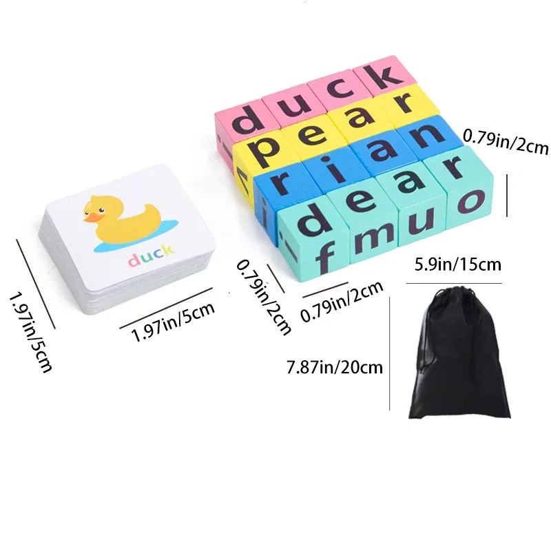 Wooden Alphabet Spelling Game 2