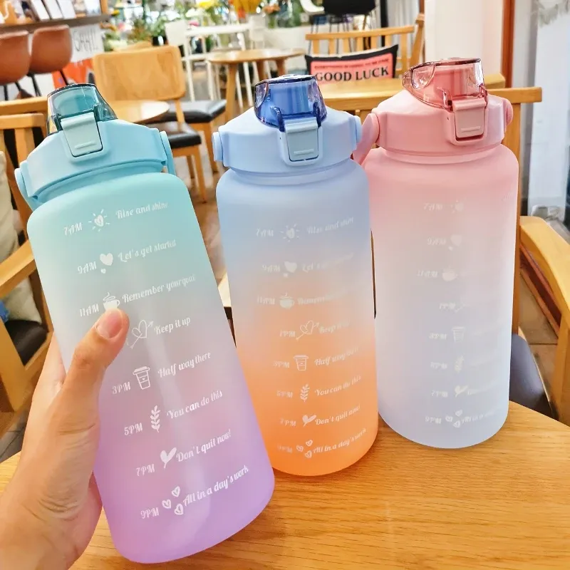 2L Motivational Leakproof Sport Water Bottle 1