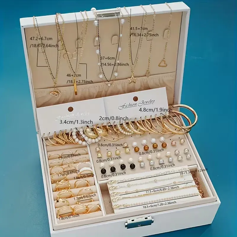 86-Piece 4-in-1 Butterfly Jewelry Set 6