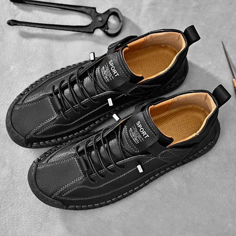 Handmade Leather Slip-On Loafers 3