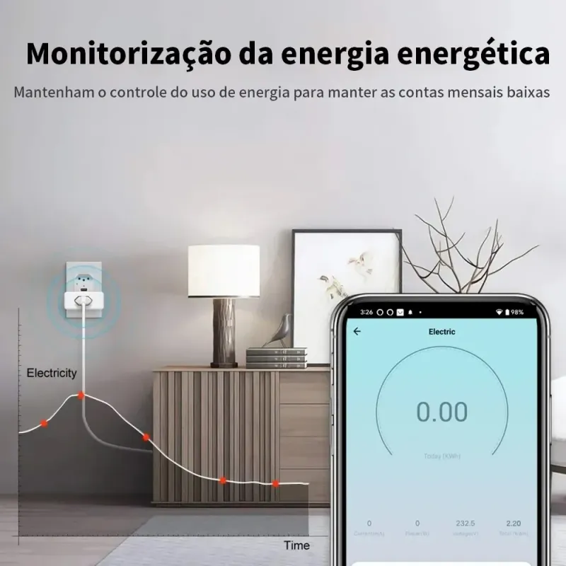 Tuya 16A WiFi Smart Plug with Power Monitor 4