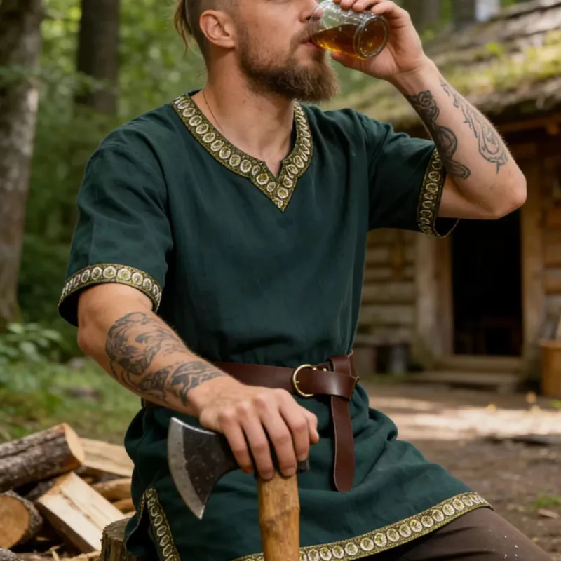 Knight Medieval Tunic Costume for Men 4