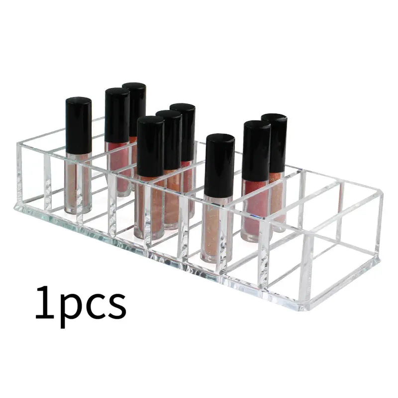 Clear Acrylic 8-Compartment Vanity Organizer 3