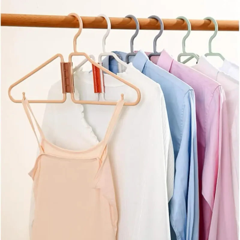 8 Pack Foldable Travel Hangers 5
