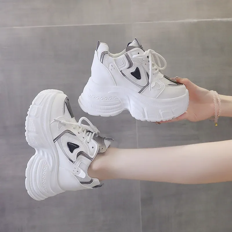 10CM Platform Mesh Sneakers for Women 2