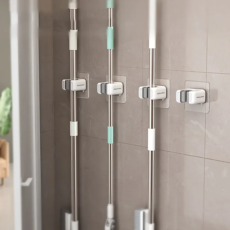 4-Pack No-Drill Mop Broom Holder 5