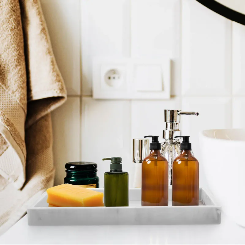 Silicone Vanity Tray Counter Organizer 4