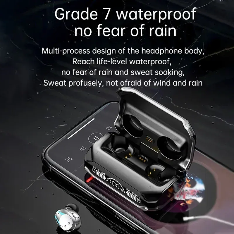 TWS M41 Bluetooth Earphones with LED Display 4