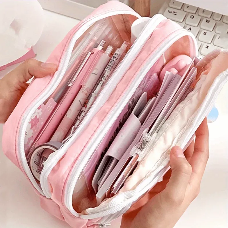Kawaii 3-Layer Pen Organizer Pouch 3