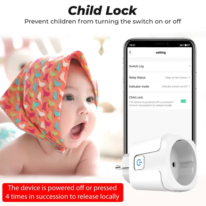 Tuya Smart Socket EU Plug 3