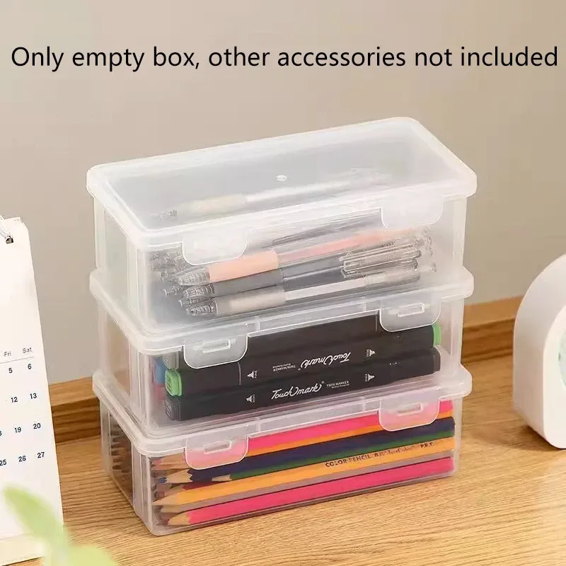 Stackable Clear Pen Storage Box 2