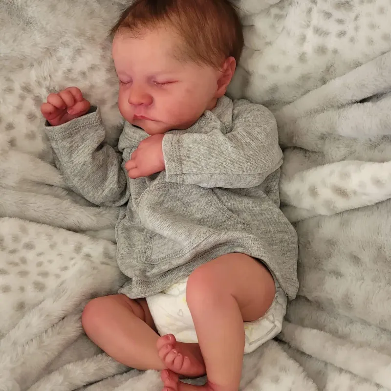 NPK Levi Reborn Boy Doll 19in Silicone 5