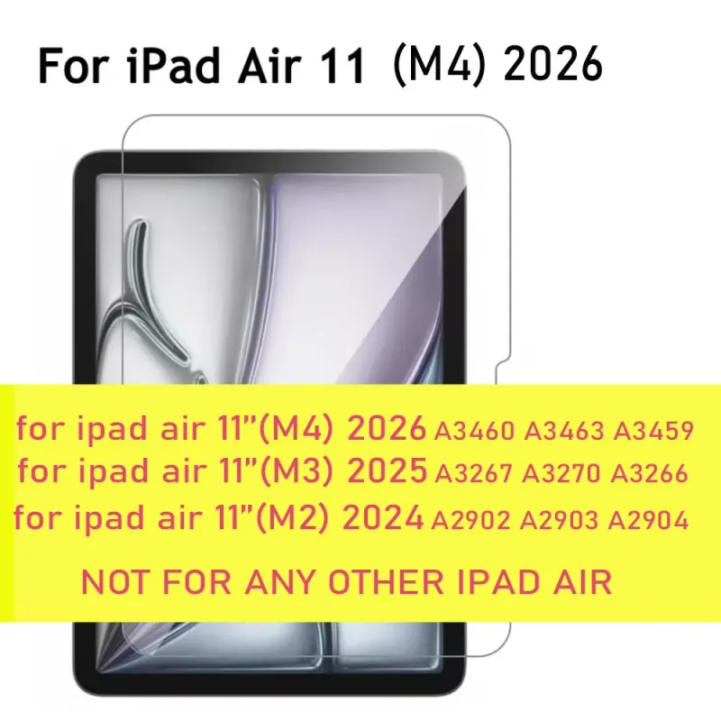 iPad Air 11 2026 Tempered Glass Protector 1