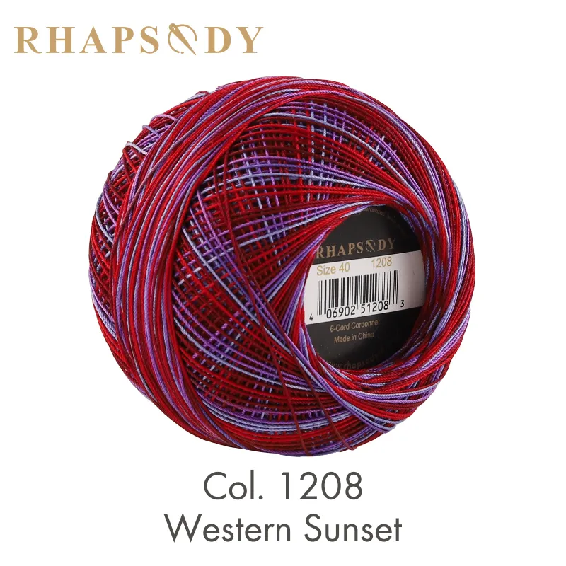 Rhapsody Cotton Crochet Thread - 53 Colors 6