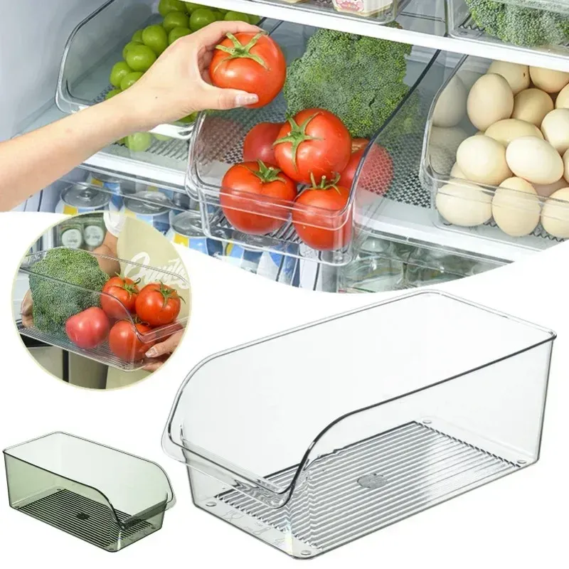 Clear Fridge Organizer Boxes 2