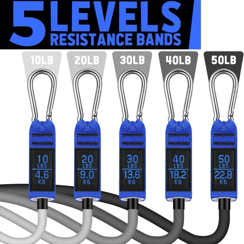 Heavy-Duty Resistance Bands Set 2