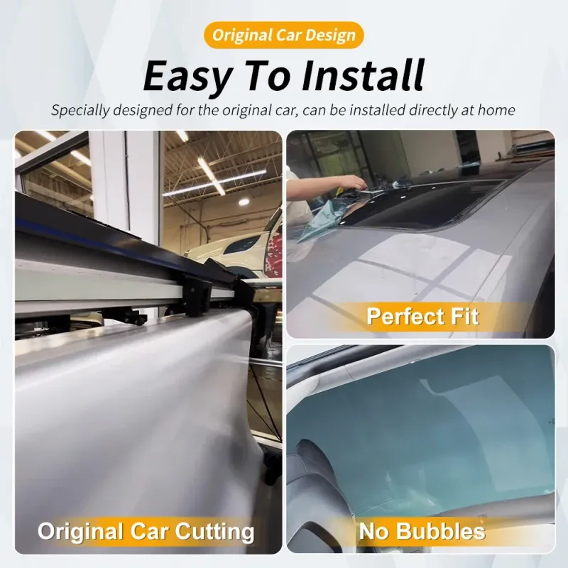 Tesla Model Y Sunroof UV Protection Film 3