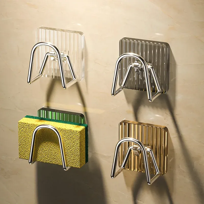 Adhesive Sink Sponge Holder Organizer 1