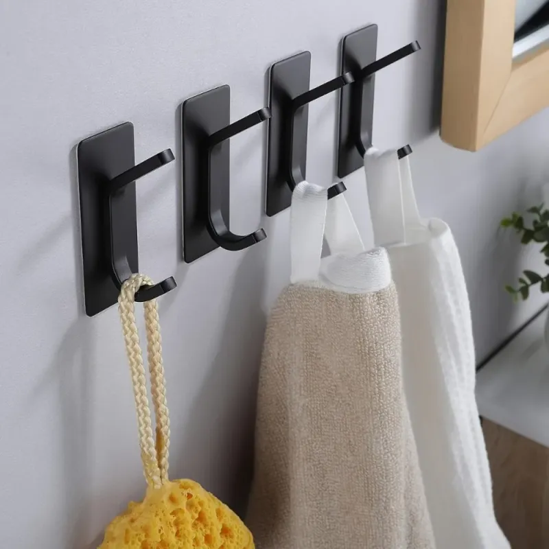 No-Drill Self-Adhesive Hooks (2 Sets) 5