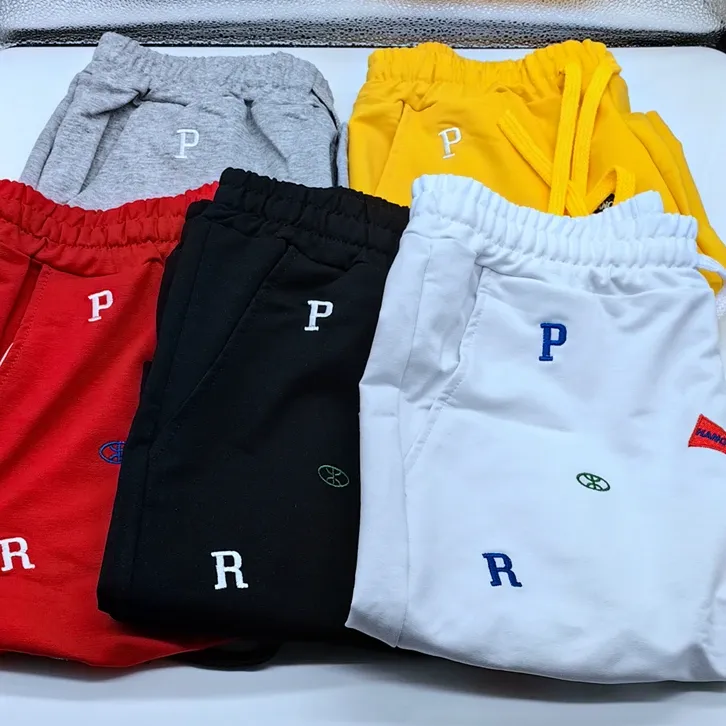 Men's Embroidered Skinny Fitness Shorts 6