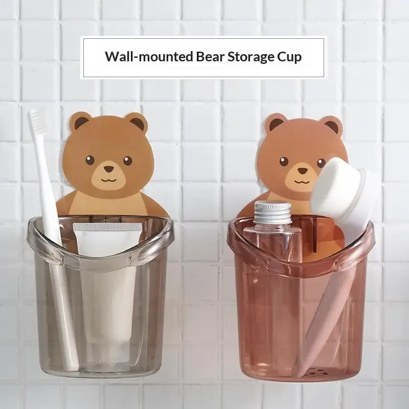 Bear Toothbrush Cup Organizer 4
