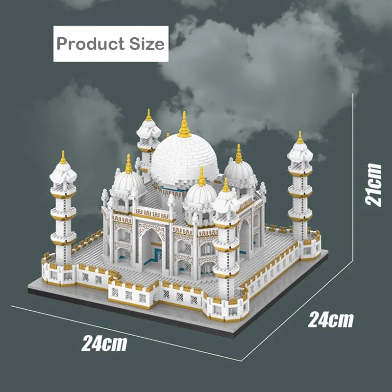 Taj Mahal Mini Bricks Model Kit 5