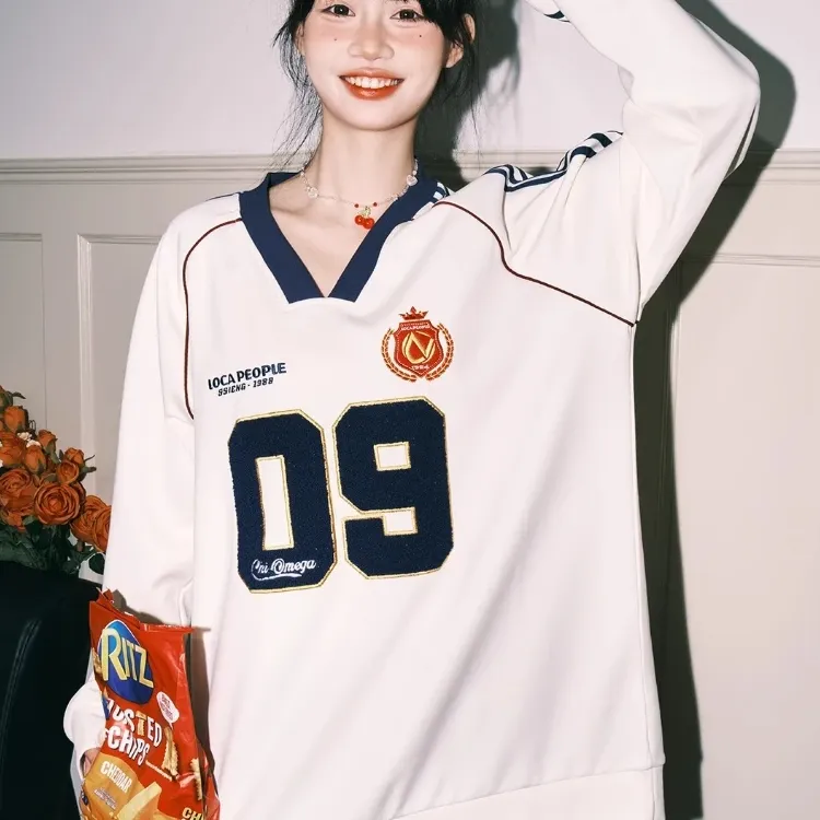Y2K Basketball Jersey Sweatshirt 1