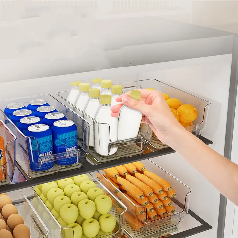 Stackable Fridge Organizer Bins 3