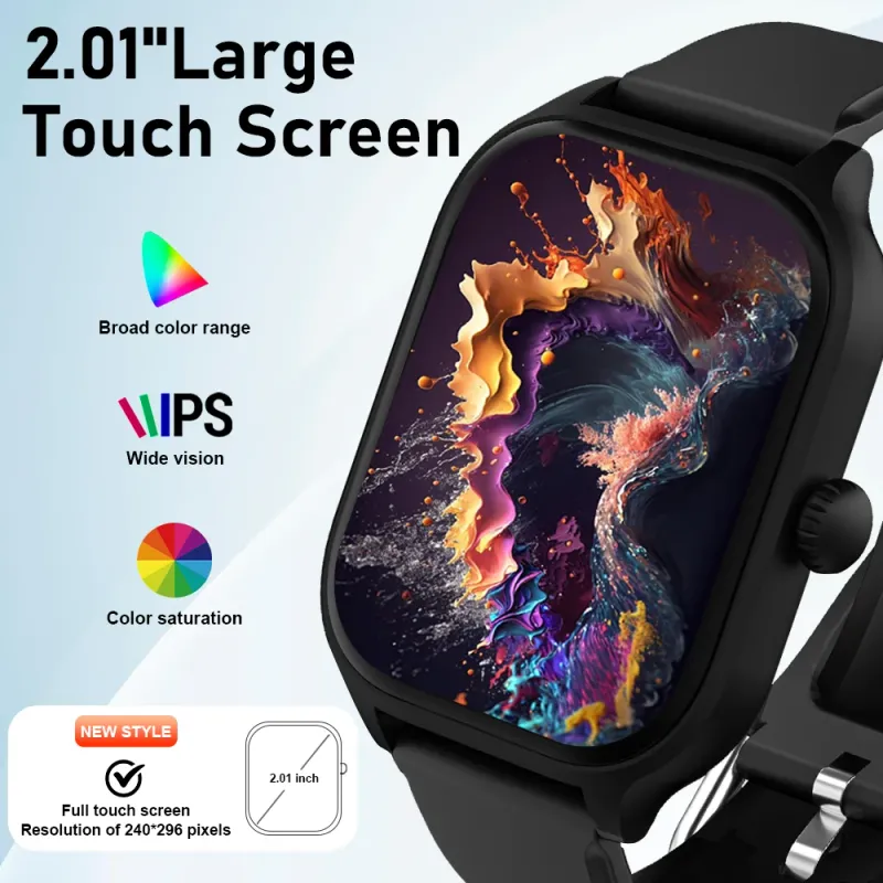 LAXASFIT H9 Smart Watch with Bluetooth Calling 2