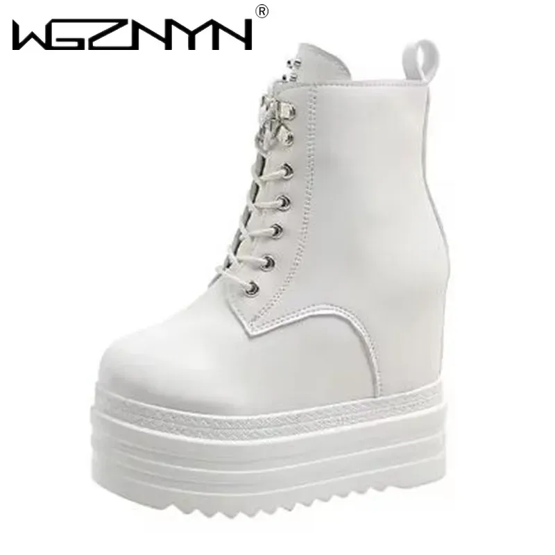 Punk Platform Wedge Gothic Boots 2