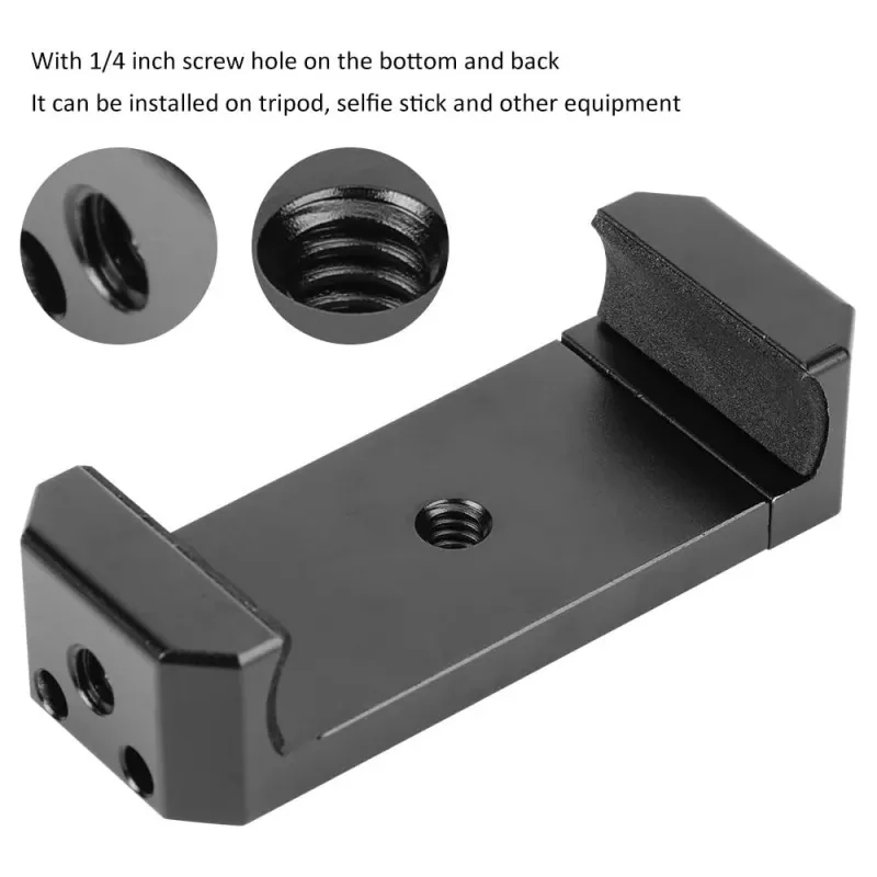 Aluminum Phone Clip Tripod Mount 5
