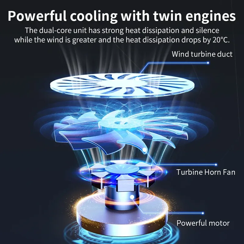 Q100 17" Gaming Laptop Cooler with LED 4