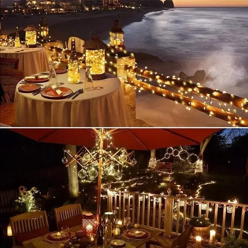 Solar LED Fairy String Lights - 100 LEDs 4