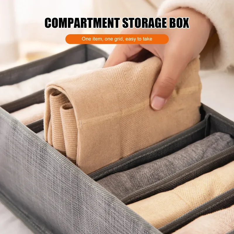 Foldable Jeans Compartment Clothes Organizer Box 4