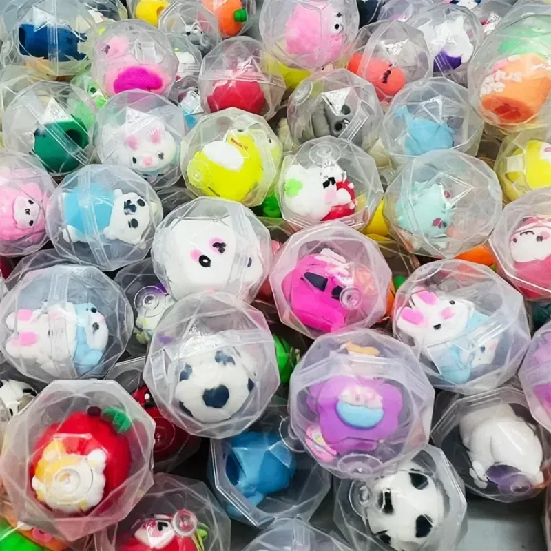50 Pcs 32mm Clear Toy Eggshell Party Fillers 6