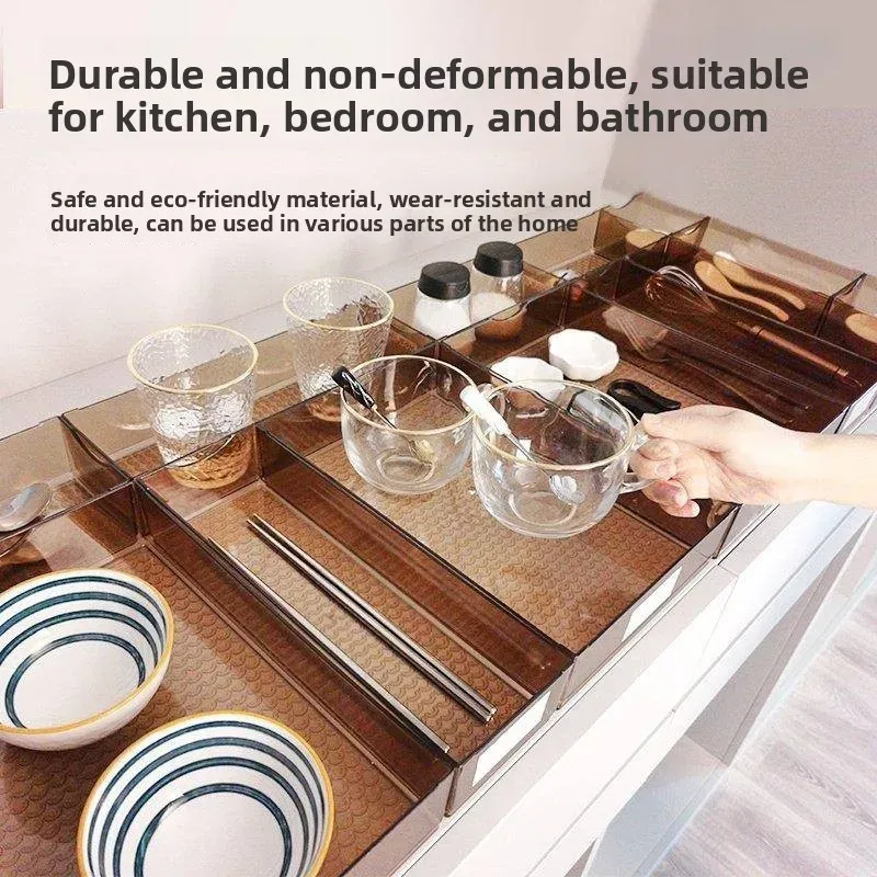Transparent Kitchen Drawer Dividers 4