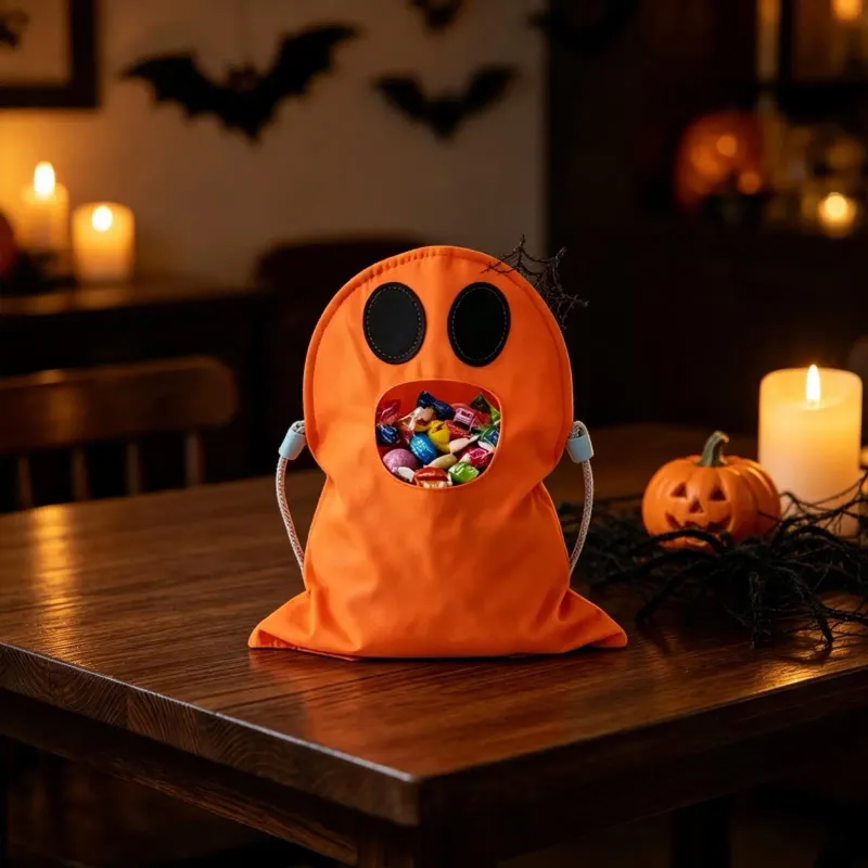 Ghost Candy Bag Halloween Pouch 3