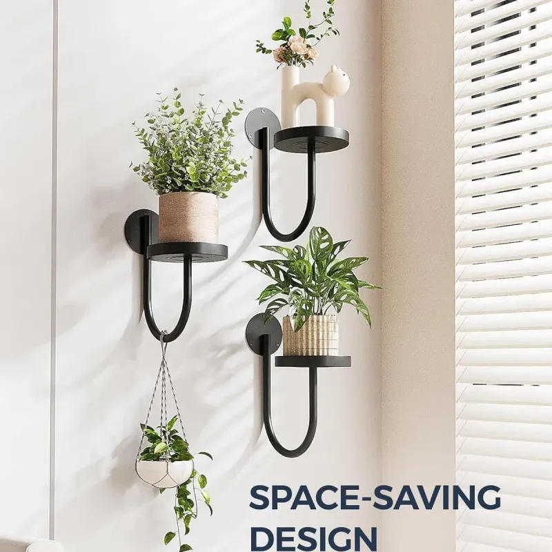 Iron Wall Plant Holder Shelf 2