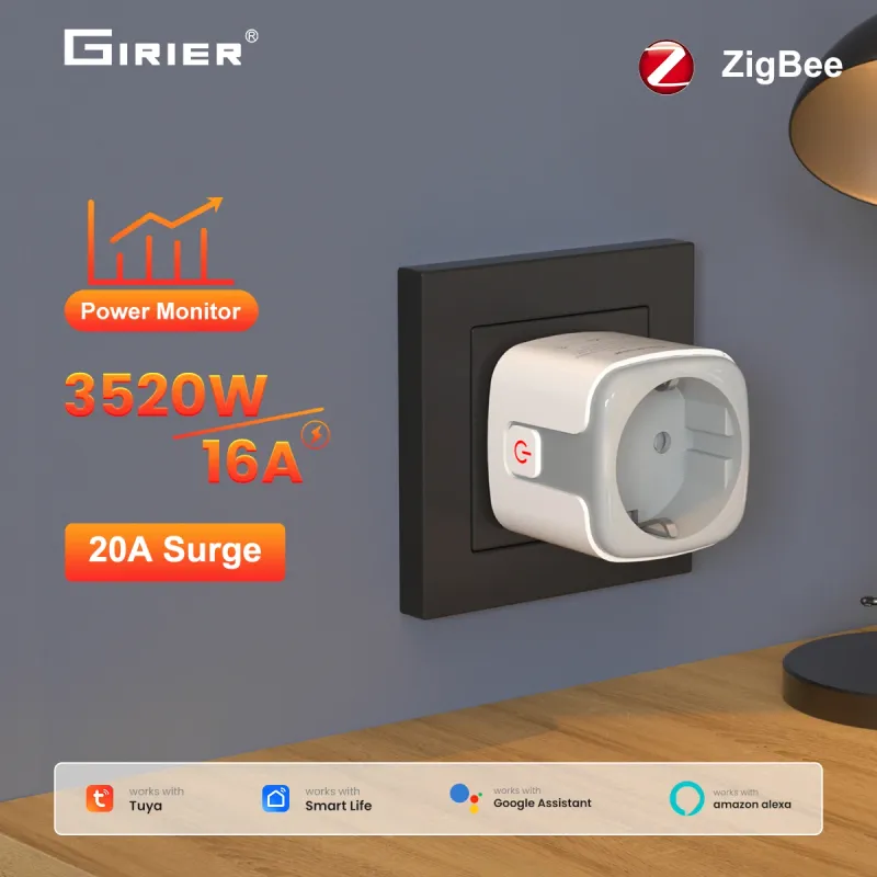 Tuya ZigBee Smart Plug 16A Energy Monitor 1