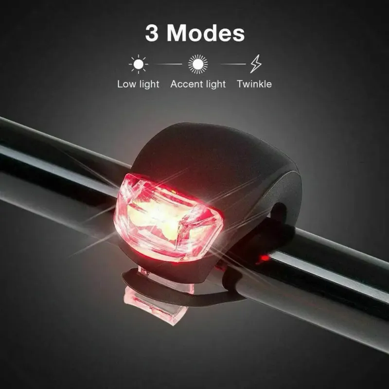 LED Silicone Bike Light Set (2-10pcs) 3